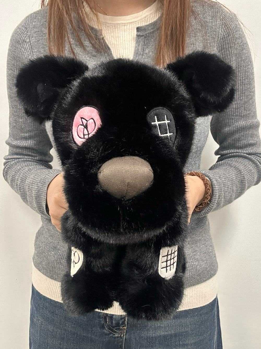 Punk Patchwork Puppy Plush