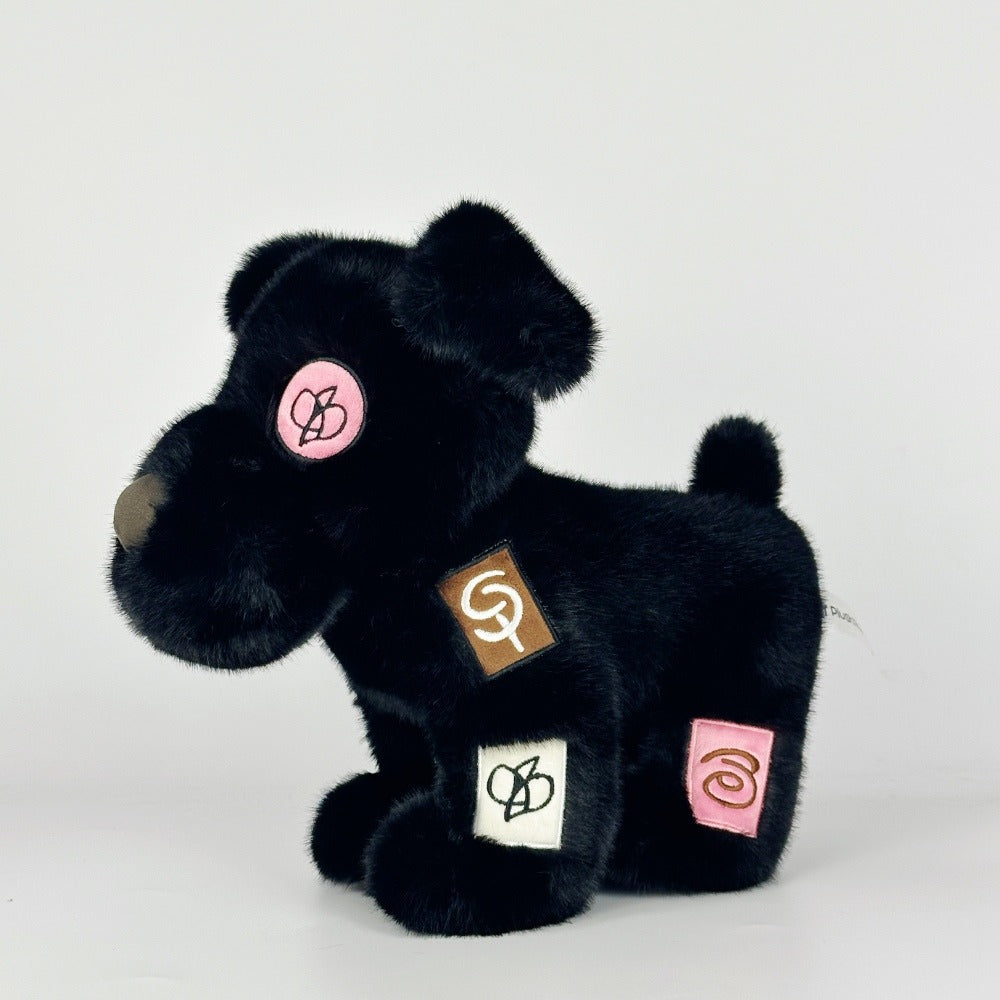 Punk Patchwork Puppy Plush