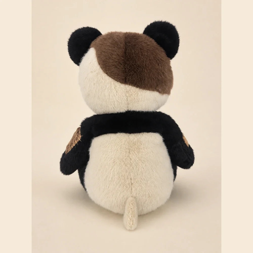 Steampunk Panda Stuffed Animal - Back View