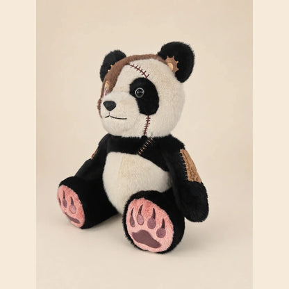 Steampunk Panda Stuffed Animal - Front Angle