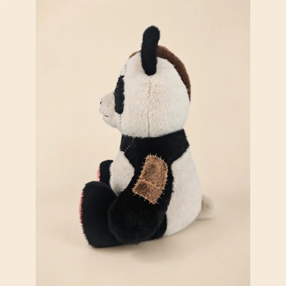 Steampunk Panda Stuffed Animal - Left Side View