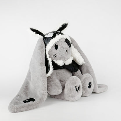 Cool Pilot Lop-Eared Bunny Stuffed Animal