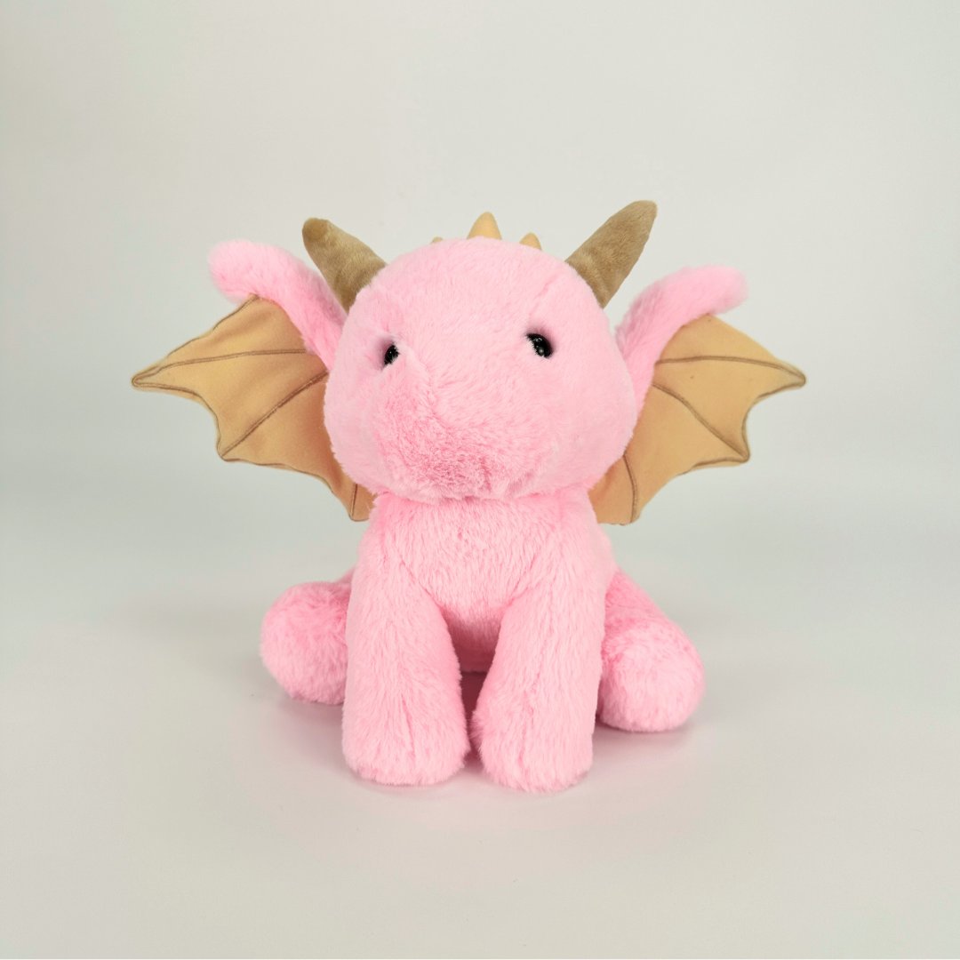 pink baby dragon stuffed animal