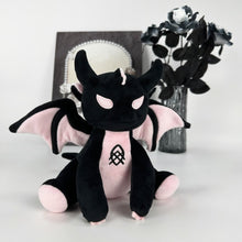 Goth Black And Pink Baby Dragon Stuffed Animals