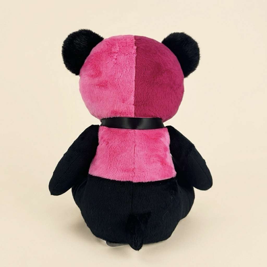 Emo Split Face Teddy Bear