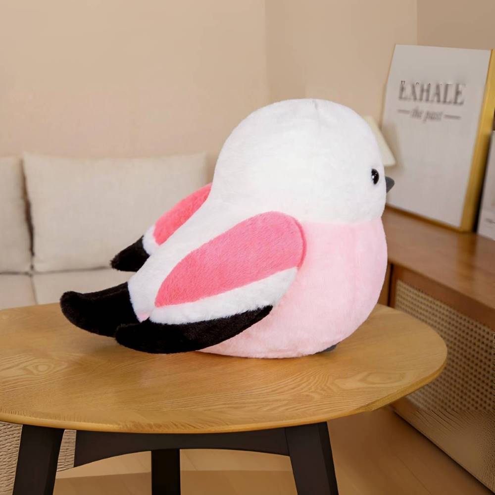 Pink Cubby Bird Stuffed Animal