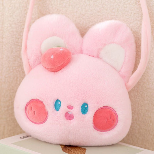 Cute Pink Bunny Head Bag