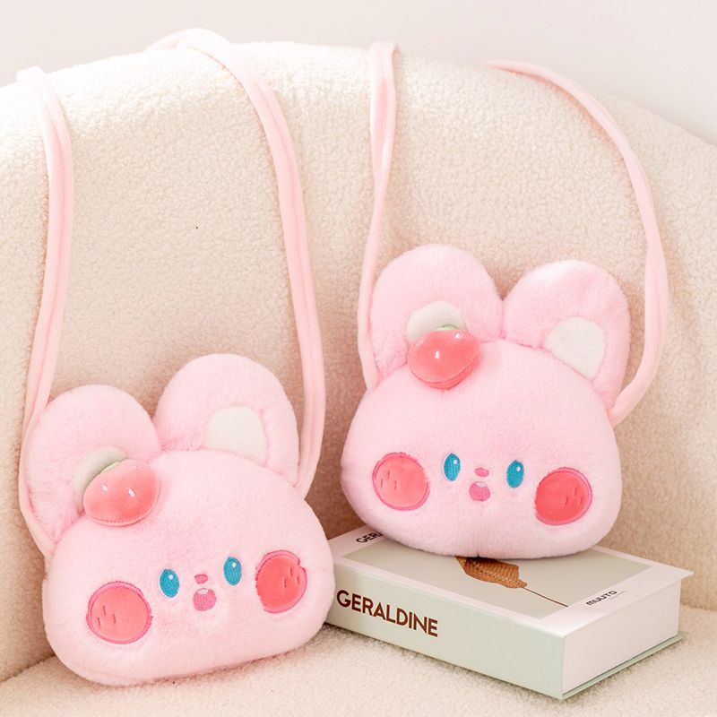 Cute Pink Bunny Head Bag