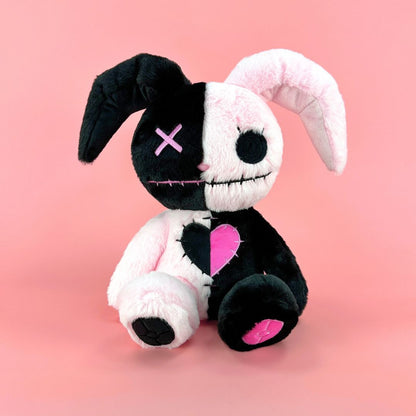 Stuffed pink rabbit