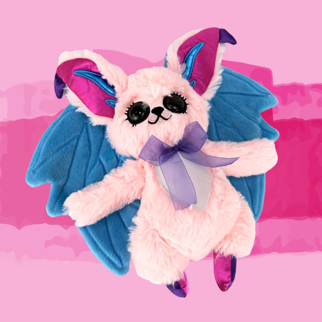 Pink clearance bat plush