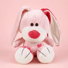 Pink Love Bunny Plush - Studio Front View