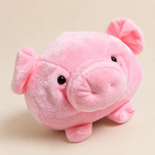 Pink Pig Plush - Angle View