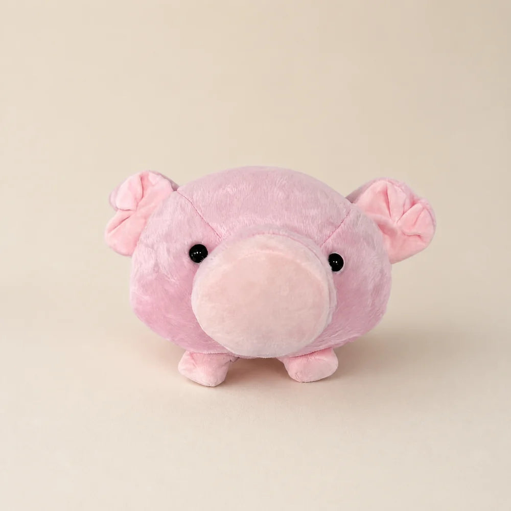 Pink Pig Plush - Front View