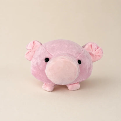 Pink Pig Plush - Front View