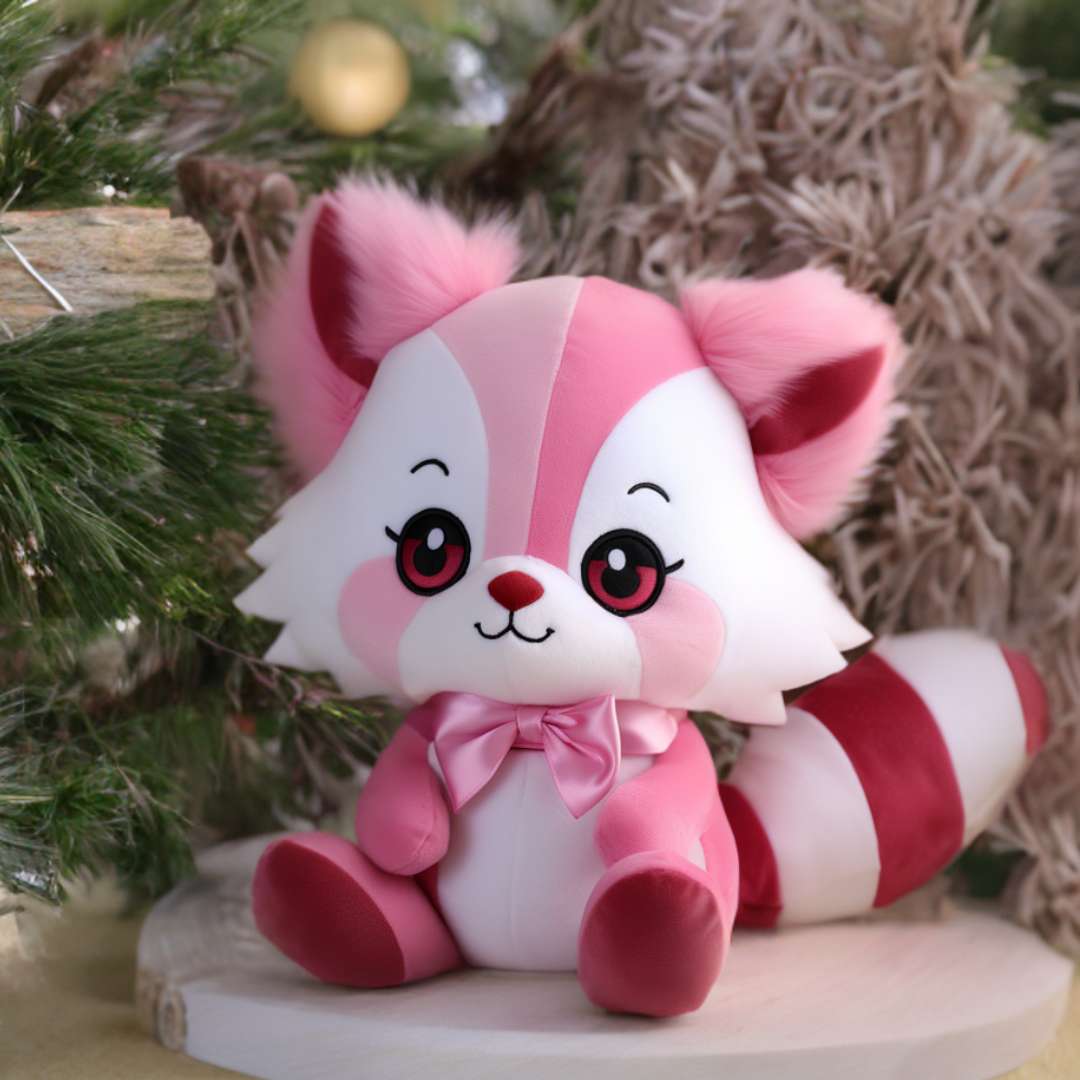 Pink Raccon Pj PlushThis