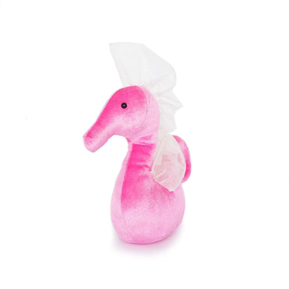 Pink seahorse stuffed animal PlushThis 