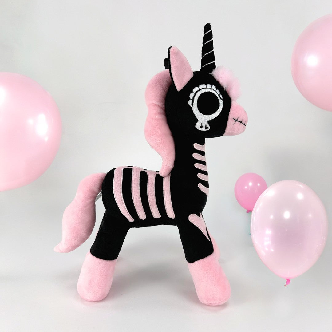 Black stuffed unicorn online