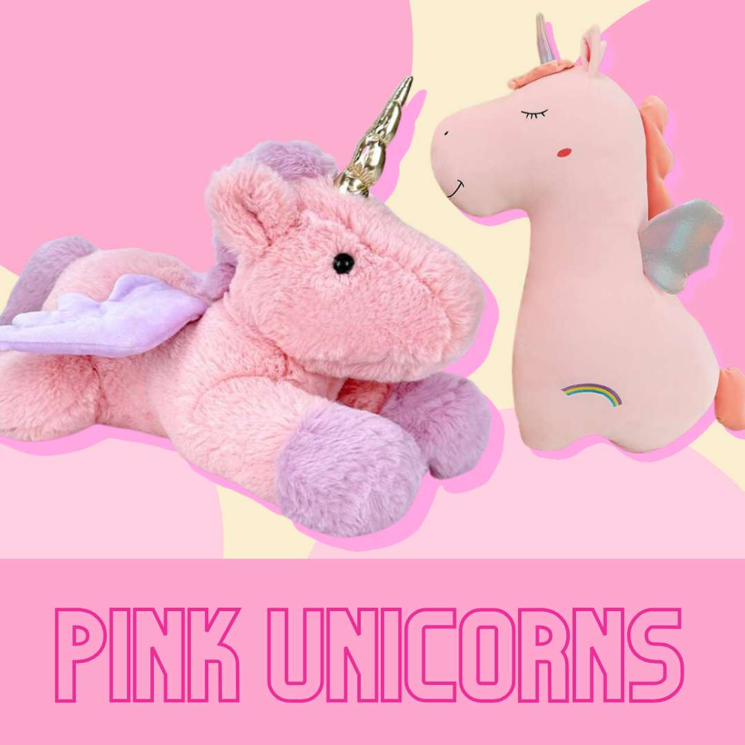 pink unicorns plush