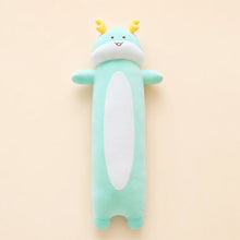 Mint Green Long Dragon Plush - Front View