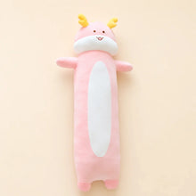 Pink Long Dragon Plush - Front View