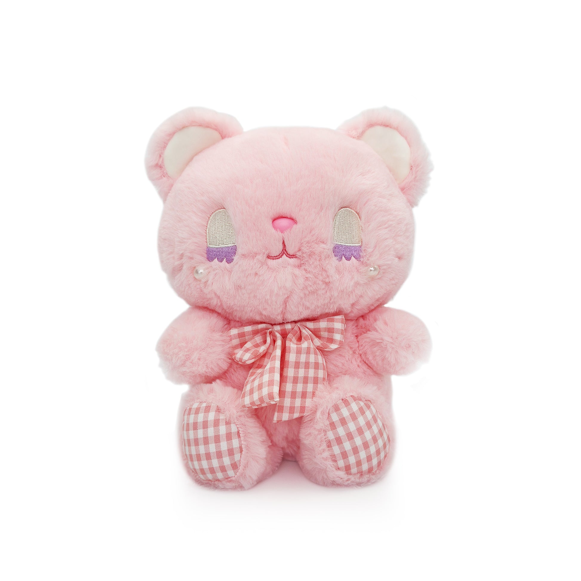 pink bear cute lovely stuffed animal PlushThis
