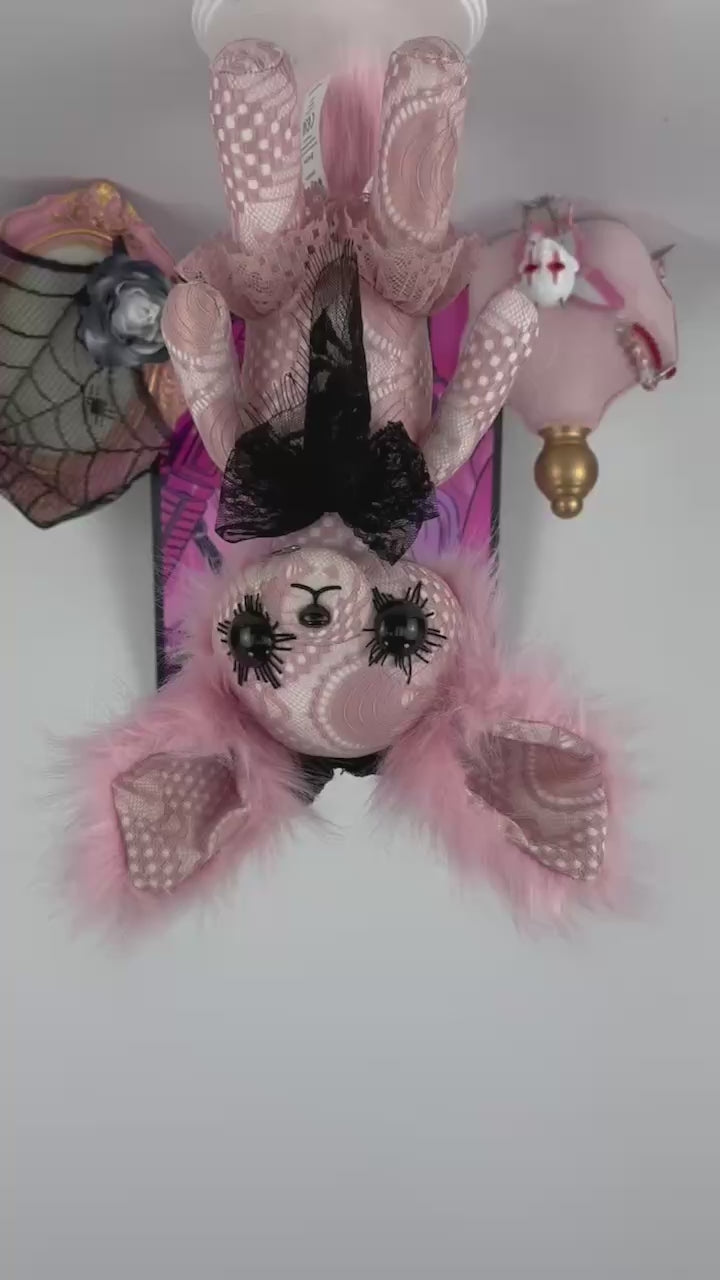 Kawaii Emo Pink Fennec Fox Plush