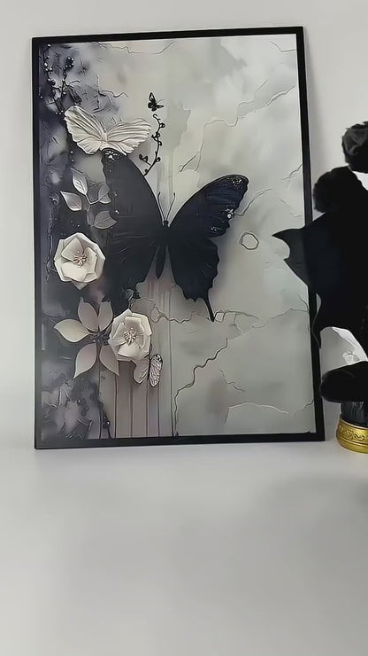 Gothic Style Black Plush Dragon