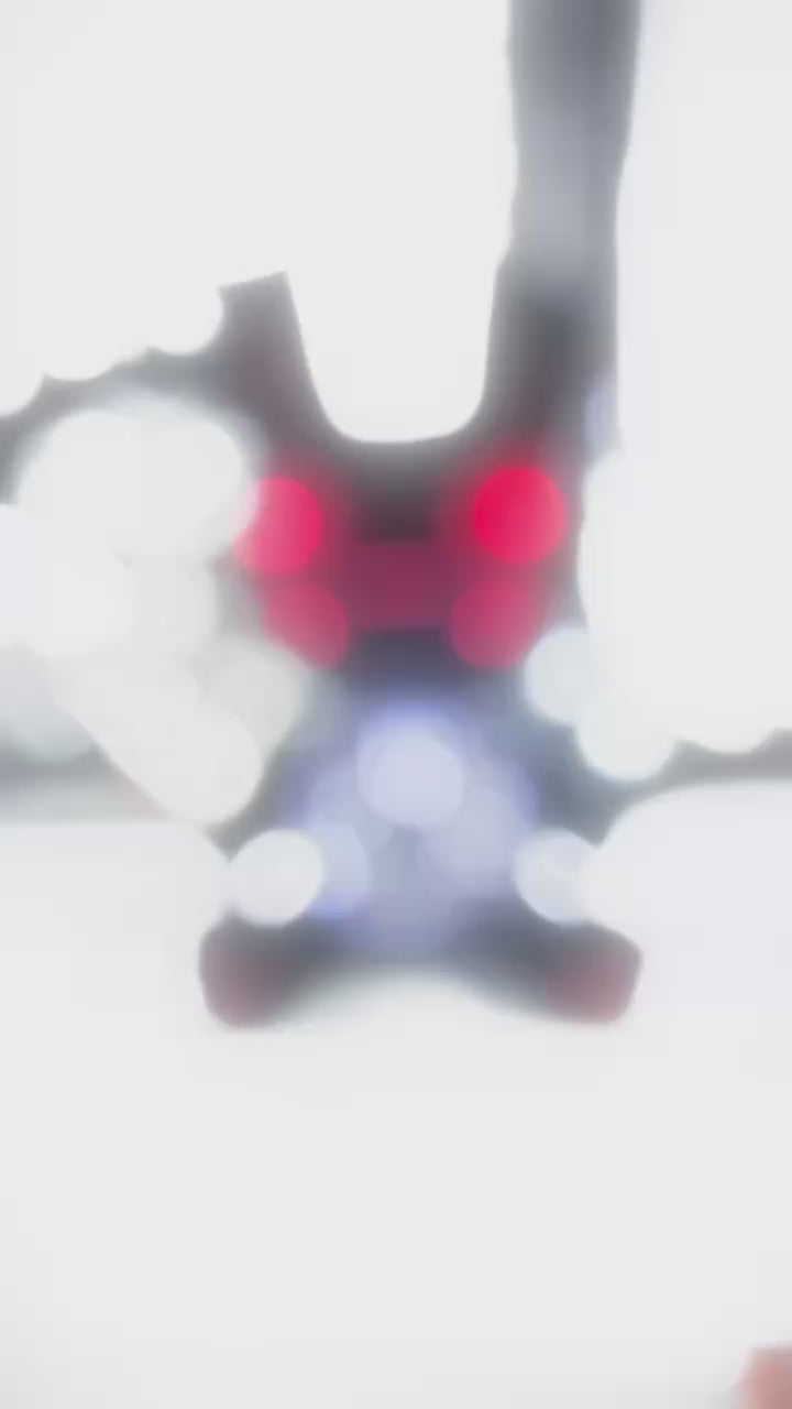 Black Cyber Goth Bunny Plush