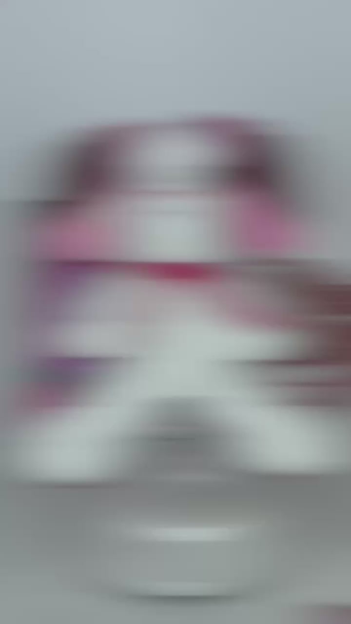 Pink And White Emo Bunny with Cross Eyes