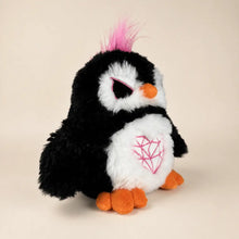 Punk Penguin Stuffed Animal - Three Quarter View