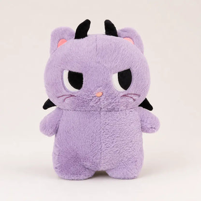 Purple Devil Cat Plush Toy - Front View