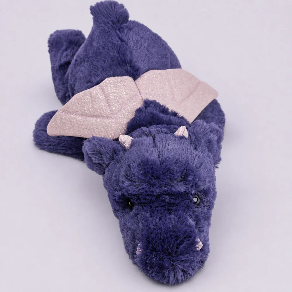 Dark Purple Dragon Plush - Front Studio View
