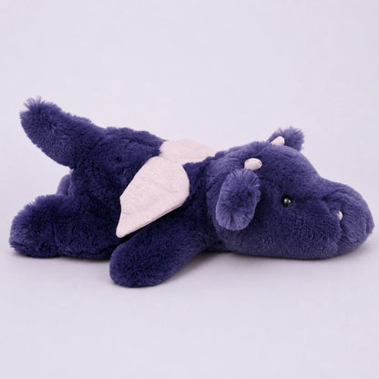 Dark Purple Dragon Plush - Full Studio View