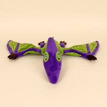 Purple Green Pterodactyl Plush Front View
