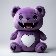 Purple Horror Bear Stuffed Toy