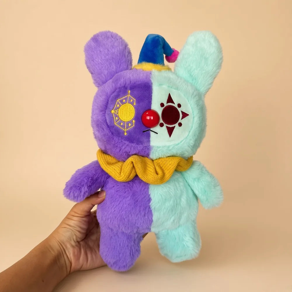 Purple Mint Jester Bunny Stuffed Animal