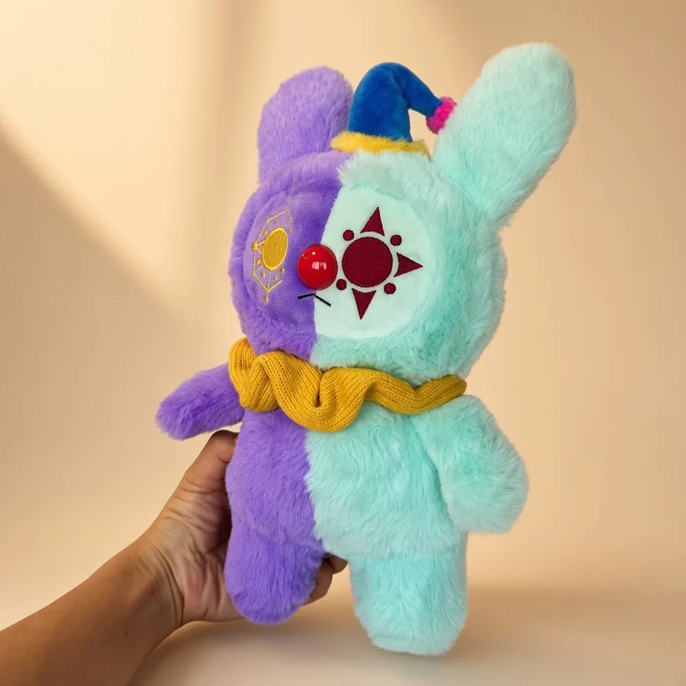 Purple Mint Jester Bunny Stuffed Animal
