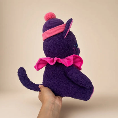 Purple Party Cat Stuffed Animal