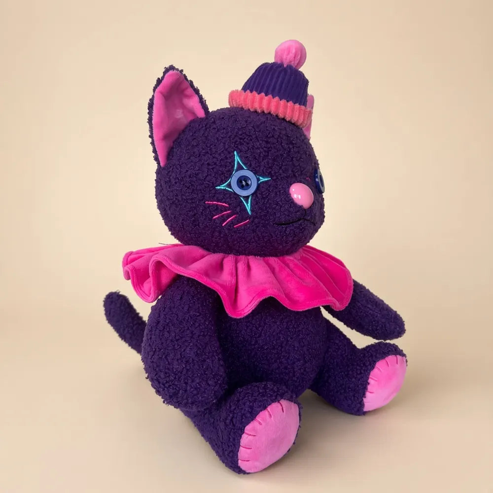 Purple Party Cat Stuffed Animal