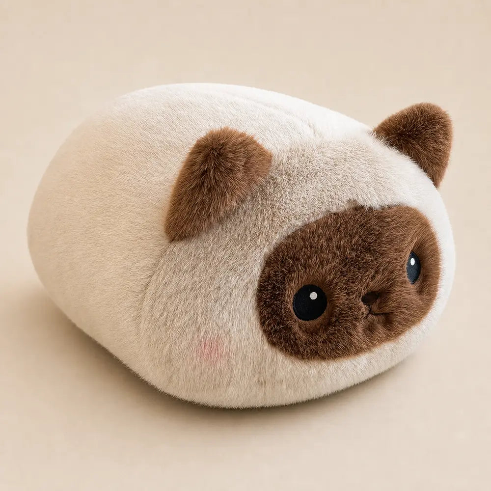 Raccoon Plush Pillow - Side View