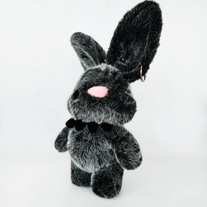 Goth Red Eyes Bunny Plush