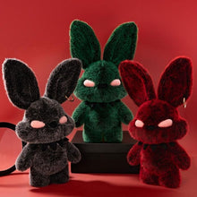 Goth Red Eyes Bunny Plush