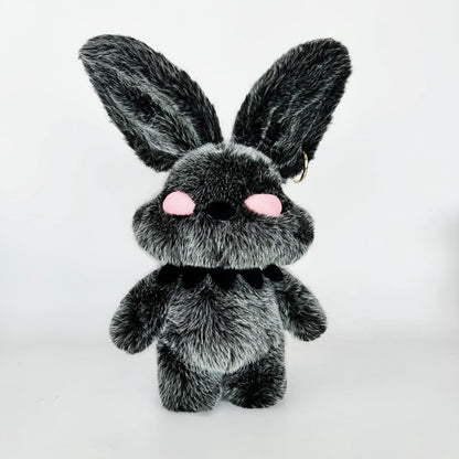 Goth Red Eyes Bunny Plush