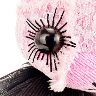 Pink Emo Bunny Stuffed Animal