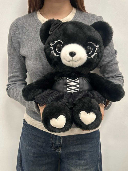 Romantic Goth Bear Stuffed Animal