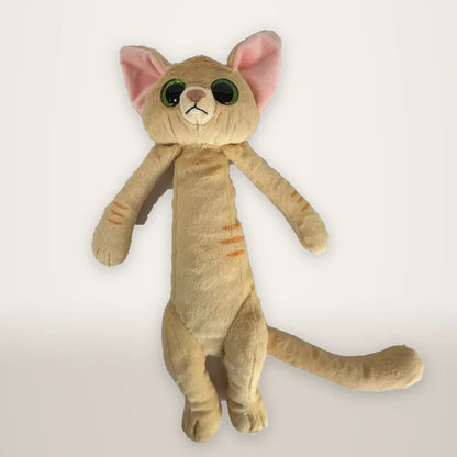 Sand Glitter Eye Cat Front Stuffed Animal