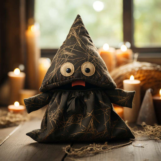 Scare Black Witch Embroidered Stuffed Animal