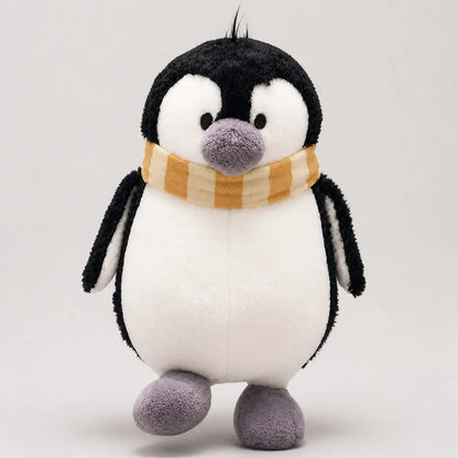 Yellow Scarf Penguin Plush Toy - Front View