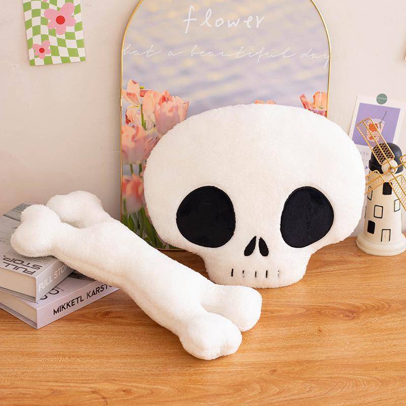 Skeleton bone Pillow Stuffed Animal Set