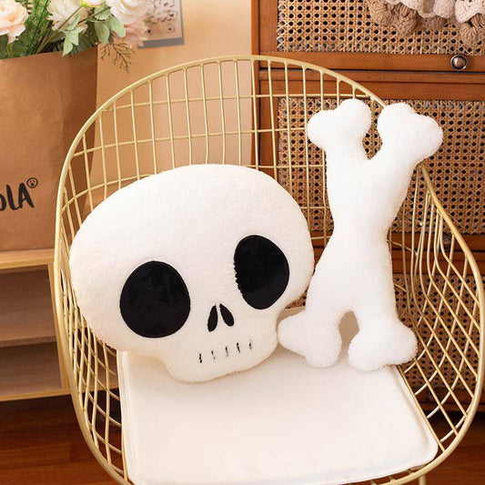 Skeleton bone Pillow Stuffed Animal Set